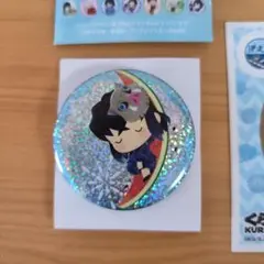おまけつき☆鬼滅の刃 ゆらふわシリーズ サマーver. 缶バッジ 嘴平伊之助