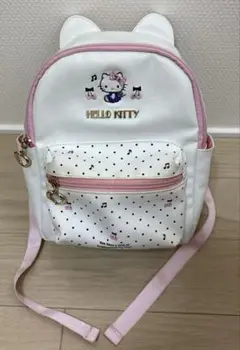 ハローキティ 耳付きリュック　ホワイト