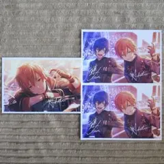 東雲彰人 漣ジュン カラパレ特典ブロマイド プロセカ あんスタ コラボ