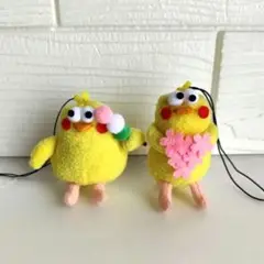 ポインコストラップ　ドコモマスコット　ポインコ　ストラップ　ポインコ兄弟　団子