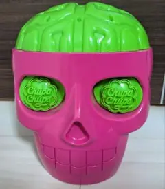 8月末までの出品　チュッパチャプス　スカル 3D アソートディスプレイ　ガイコツ