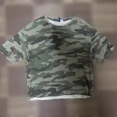 短丈　迷彩　tシャツ　fti always ec melo punkandyo