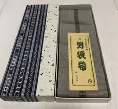 2-S 献上 本場筑前博多織 特選 男袋帯 絹100%