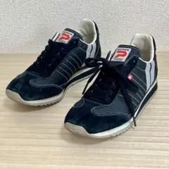 美品 パトリック PATRICK マラソンMARATHON ブラック 24cm