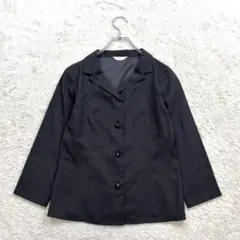 ハリス【S～M】黒 ジャケット シンプル シャカシャカ系生地 春秋 キレイ系