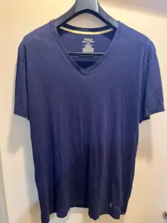 Polo Ralph Lauren ネイビー Vネック Tシャツ L