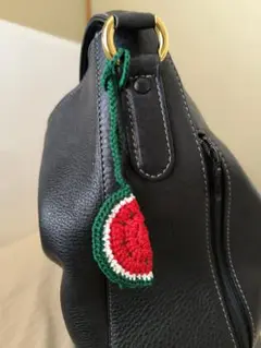 ハンドメイド　スイカ　バッグチャーム