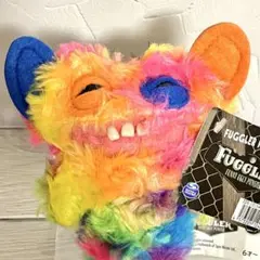 新品未使用【FUGGLER】ファグラーモンスターキーリング・ぬいぐるみレインボー