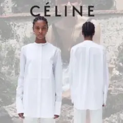 セリーヌ celine タキシードシャツ フィービー期 希少34 長袖シャツ