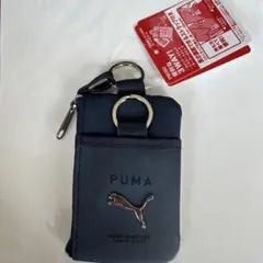 【新品】 PUMA 3WAY キーケース パスケース コインケース ネイビー