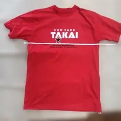 TAKAI プロショップ Tシャツ 赤 サイズM