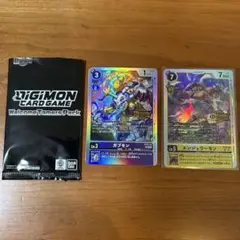 デジモンカード　ガブモン　エンジェウーモン　ウェルカムテイマーズパック　プロモ