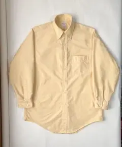 90s usa製 brooks brothers長袖 黄色 イエロー bdシャツ