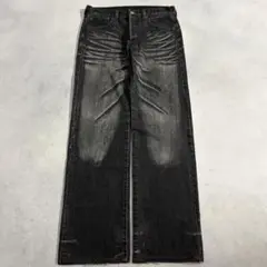 archive TAKEO KIKUCHI loose black denim