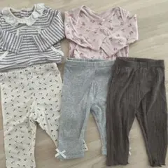 ベビー服セット（ロンパース＆パンツ）