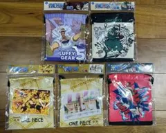 ワンピース ONE PIECE 巾着 ルフィ、ゾロなど5点セット