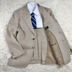 ✨未使用✨ テーラードジャケット リネン ツイード ブラウン A6