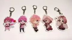 さとはぴ すとぷり すとめも さとみ アクキー5個セット　あくきー