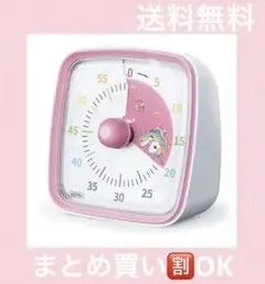 視覚的タイマー 60分 じっかんタイマー 時っ感タイマー ピンク