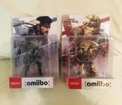 amiiboアミーボ　スネーク　シモン　2点セット　任天堂　Switch