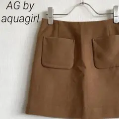 AG by aquagirl ミニスカート 台形スカート ポケット付き 裏地付き