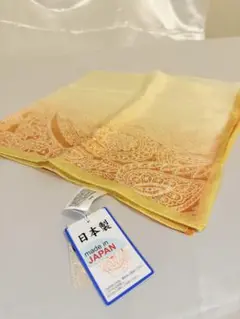 【新品】シルクスカーフ　ペイズリー柄　川辺