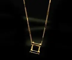 高品質18金使用/ k18 /正規品」チェーンネックレス/45cm4j