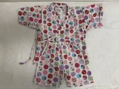 多色ドット柄ベビー甚平（95cm以下）