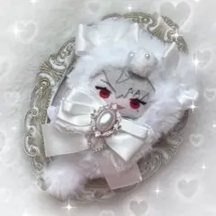 即日発送 ぬい服 10cm ねこ にじぱぺっと 白