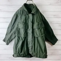 【sacai サカイ】7分袖 ショート ミリタリージャケット カーキ