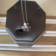 メタリックミニお花ネックレス