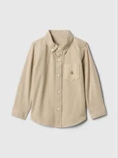 GAP ストライプ ベージュシャツ