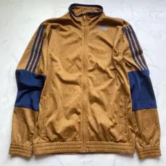 adidas マスタード ブラウン ネイビー ジャージ Mサイズ