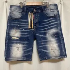 【新品未使用】ディースク DSQUARED2 デニム ショートパンツ