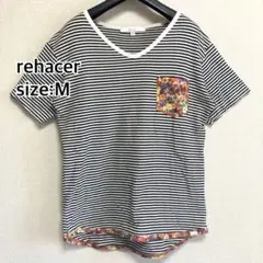 週末限定値下げ❗️rehacer レアセル メンズ Tシャツ 半袖 日本製 M