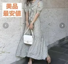 【美品最安値】SNIDEL スナイデル フリルオーバーワンピース