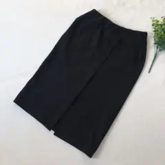 ストラ stola. レディース ひざ丈スカート タイト ストレッチ 黒