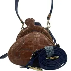 未使用　チビナイル　ジュリエッタ　リアルクロコダイル　ショルダーバッグ　2way