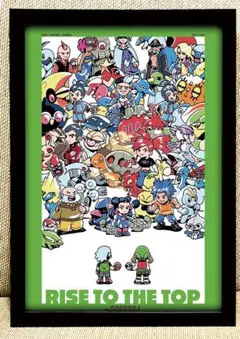 N707 　ポスター　アート　額付き