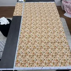 Harrods クマと花柄 綿生地 約70cm x 140cm 他