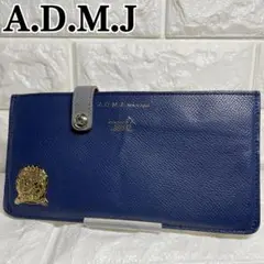 エーディーエムジェイ ワインハイマー 長財布 スリムウォレット レザー