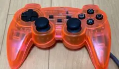 HORI アナログ振動パッド クリアオレンジ PS1/PS2対応