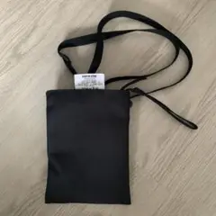 無印良品 ポーチとしても使える撥水ミニサコッシュ 黒