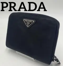 PRADA プラダ 財布 2WAY ファスナー 三角プレート お札 おしゃれ