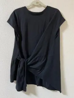 Raf Raf 変形カットソー ノースリーブ Tシャツ Ｌ