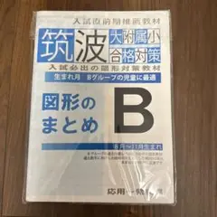 筑波大附属小合格対策　Bグループ　図形のまとめ