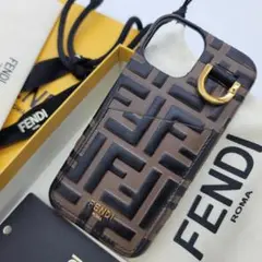 FENDI iphone14 ケース ズッカ柄 FF レザー ゴールド金具 m23720530880_1.jpg?1722837556