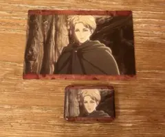 進撃の巨人　ナナバ　缶バッジ・カードセット