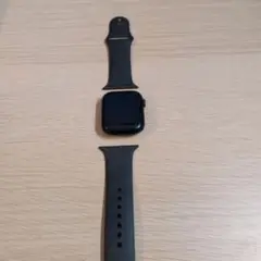 Apple Watch7 45mm GPSモデル本体 ブラック シリコンバンド