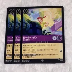 ピーターパン　影の追跡者　 3枚　ロルカナ